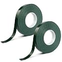 Waterproof Floral Tape Green Flower Floral for Craft Bouquet Wrapping, 2Pcs