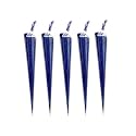 Waterproof Glitter Liquid Paste Cones (15 Colours)(All Packs: 1,2,3,5,10 Pieces), DIY Art Craft, Lippan Art, Mirror Work, Smooth Flow, Multi-Purpose (Dark Blue, 5 pcs)