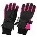 Waterproof Kids Ski Snow Gloves, 100G 3M Thinsulate Warm Winter Boys Girls
