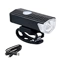 Waterproof Lamp, Bike Headlight 300 Lumens USB Rechargeable Bike Headlight with 3 Modes Front Light White