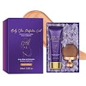 Waterproof Leg Makeup & Body Concealer with Brush, Instantly Cover Imperfections, Full Coverage Body Foundation for Natural Glowing Skin, Sweat & Transfer Resistant, 3.65 Fl Oz (Neutral)
