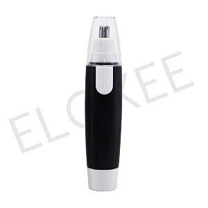 waterproof painless facial hair remover  3-in-1 nose ear amp eyebrow hair trimmer for men amp women  dual-edge blades  compact portable battery-operated grooming tool black nose trimmer