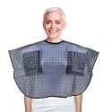 Waterproof Post Surgery Shower Cape Cover Mastectomy Chest Shoulder Arm Shower Protection with Drain Pockets
