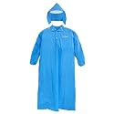 Crocodile PVC Reusable Raincoat Poncho Unisex for outdoor, camping