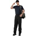 Waterproof Rain Trousers, Breathable Outdoor Pants for Men and Women, Black
