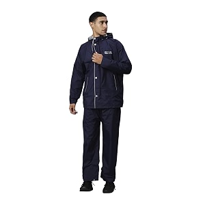 Waterproof Raincoat for Mens with Pants Polyester