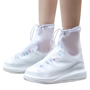 Waterproof Reusable Rain Snow Shoe Covers Anti-Slip