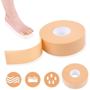 waterproof rolls foot care sticker heel grip tape hand foot care protector anti slip feet pad heel insole cushion shoe insert for skin tape pack of 1