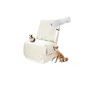 Waterproof Sectional Reclining Couch Covers L Shaped Recliner Sectional Sofa Cover 1 Piece Non Slip Washable Corner Recliner Slipcover Set for Pet Dog (Additional Seat Cover, Cream White)