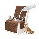 Waterproof Sectional Reclining Couch Covers L Shaped Recliner Sectional Sofa Cover 1 Piece Non Slip Washable Corner Recliner Slipcover Set for Pet Dog (Additional Seat Cover, Coffee)