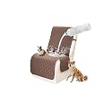 Waterproof Sectional Reclining Couch Covers L Shaped Recliner Sectional Sofa Cover 1 Piece Non Slip Washable Corner Recliner Slipcover Set for Pet Dog (Additional Seat Cover, Light Coffee)