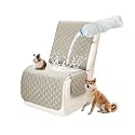 Waterproof Sectional Reclining Couch Covers L Shaped Recliner Sectional Sofa Cover 1 Piece Non Slip Washable Corner Recliner Slipcover Set for Pet Dog (Additional Seat Cover, Sandstone)
