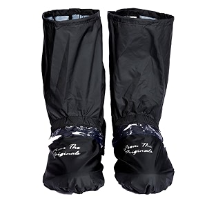 waterproof shoe covers - monsoon rainsnow protector soleless polyester biker-boot guard unisex motorcycle rider edition overshoes anti-rust brass eyelets-rivet straps amp drawstring bag