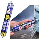 Waterproof Silicone Sealant Adhesive 750gm (Black) | Fast Dry Roof Leakage Repair Sealant | Weather Resistant Flexible Silicone for Concrete, Metal, Steel, Aluminum, Tiles & Water Tank.