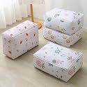 Waterproof Storage Bag Anti Dust Large Storage Bag Clothes Quilt Blanket for Wardrobe/Shirt/Saree Cover/Mesh Cloth Zipper Packing Bags P 1