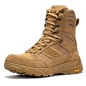 Waterproof Tactical Boots Men, Breathable Outdoor Lightweight Military Hiking Work Boots for men