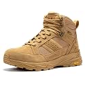 Waterproof Tactical Boots Men, Breathable Outdoor Lightweight Military Hiking Work Boots for men