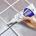 Waterproof Tile Gap/Crack/Grout Filler Water Resistant Silicone Sealant for DIY Home Sink Gaps/Tiles Gaps/Grouts Repair Filler Tube (180 Ml White)