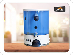 waterpure dolphin roactive copper alkaline tds technology with full kit free 12 l ro  copper water purifier blue