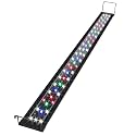 WaterRebirth Ultra-Slim Full Spectrum LED Aquarium Light with Adjustable Brackets,1250LM 30W for 36Inch to 42Inch Fish Tank Lighting Fresh Water