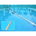 WATERTECH SYSTEMS Swimming Pool Professional Telescopic Pole with17.5inch Weighted Vacuum Head Hose Pipe 10mtr,on Wheels Concrete Pool Floor Cleaner Handle 16 feet