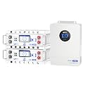 WattCycle Dual 48V 100Ah Server Rack Batteries & 12kW Split Phase Inverter