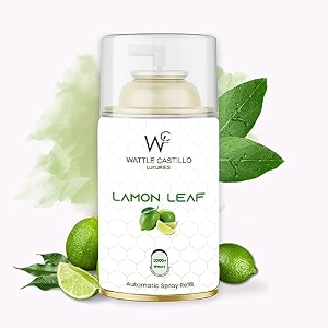 automatic refill - automatic room fresheners  relax lemon leaf  3000 sprays guaranteed  lasts up to 90 days 265ml