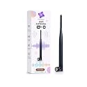 Dual Band 6dBi WiFi Antenna with RP-SMA Connector 2.4GHz/5GHz/5.8GHz High-Gain Antenna for WiFi Routers, PCI-E Network Cards, USB Adapters, Security IP Cameras &amp; Video Devices (Set of 1)