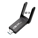 AX1800 MT7921AU Wi-Fi 6 Dual Band USB 3.0 Adapter, Monitor Mode & Packet Injection for Kali Linux, 1800Mbps, 2.4GHz/5GHz, Dual High-Gain Antennas, MU-MIMO