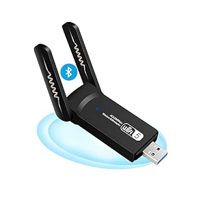 dual band 24g5ghz wifi adapter for pc ac1300 wifi usb adapter 1300mbps usb 30 wireless dongle with dual antenna mu-mimo desktop laptop windows 1110 bluetooth version
