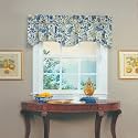Waverly Imperial Dress Valance - Porcelain Design