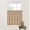 Waverly Imperial Dress Window Tier Pairs - Antique Design - 26" X 36"