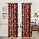 Waverly Navarra Light Filtering Curtain Panel Crimson