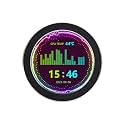 Waveshare 2.8" CPU/GPU Cooler Round LCD Display, AIO Computer Temp Monitor for Water Cooling Systems, Side Prebuilt Gaming PC Parts, Black