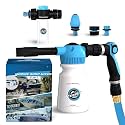 WAVESRX PWC & Boat Wash Sprayer & Engine Flush Mixer to Wash Salt Away | Dual-Use Marine Soap Foamer to Quickly Wash and Rinse | Cleaning Kit for Boating with Garden Hose Quick-Connect