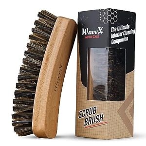 wavex plastic car cleaning brushworks dry and wet with car interior cleaner liquid car seat cleaneralso acts as interior car duster beige