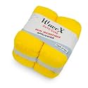 Wavex Dual Microfiber Applicator Car Polish Sponge (Pack of 4) | Microfiber Applicator Sponge for Car Polish | Great Car Polish Pad Applicator for Ceramic Coating, Waxes, Polishes, Dressers & More