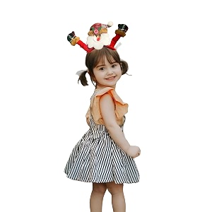waving snowman with gloves amp bow headband