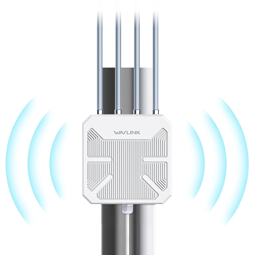 Image result for 2026 AX1800 Outdoor WiFi 6 Extender Long Range, WAVLINK Outdoor WiFi ...