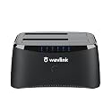 WAVLINK USB 3.0 to SATA Dual Bay External Hard Drive Docking Station for 2.5/3.5 Inch HDD/SSD with UASP (6Gbps), Support Offline Clone/Duplicator Function [20TB X2 ]