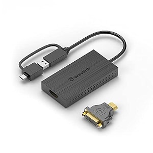 wavlink usb 30usb c to hdmi dvi display adapter type c adapter thunderbolt 3 compatible external monitor converter 2560x1440 audio video capture graphics card directly to laptoppc
