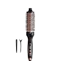 Wavytalk Blowout Boost Thermal Brush, 1.5 inch Heated Round Brush Curling Iron for Blowout Look, Dual Voltage, Ceramic Tourmaline, Ionic Technology, 5 Temperature Settings