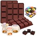 Wax Melts Molds Silicone, 3 Pcs 12-Cavities Chocolate Molds