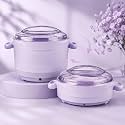 Purplesky Foldable Silicone Wax Warmer for Hair Removal