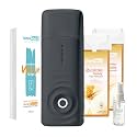 Roll On Waxing Kit for Hair Removal - At-Home Body &amp; Face Wax Kit for Women &amp; Men with 2 Wax Cartridges &amp; 50 Strips, Depilatory Kit for Legs, Arms, Bikini