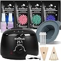 Waxing Kit -Digital Wax Warmer Machine for Hair Removal with 4 Packs of Hard Wax Beads &amp; Silicone Pot for Full Body, Legs, Face, Eyebrows, Bikini, Brazilian at Home Waxing Kit for Women Mothers Day