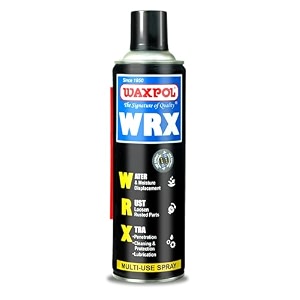 waxpol wrx multiuse 420 ml multipurpose spray lubricant rust remover cleans bike chains squeak noise remover stain remover and cleaning agent 360 multipurpose spray