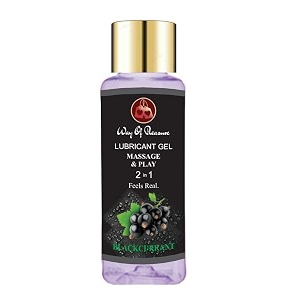 way of pleasure lubricant 2 in 1 water based gel blackcurrent
