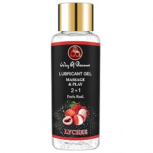 lube massage amp lubricant gel water based lube   non-sticky  50ml lychee