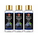 Way Of Pleasure Lubricant Massage Gel Water Based Lubes Non-Sticky And Massage Blueberry Pack Of 3